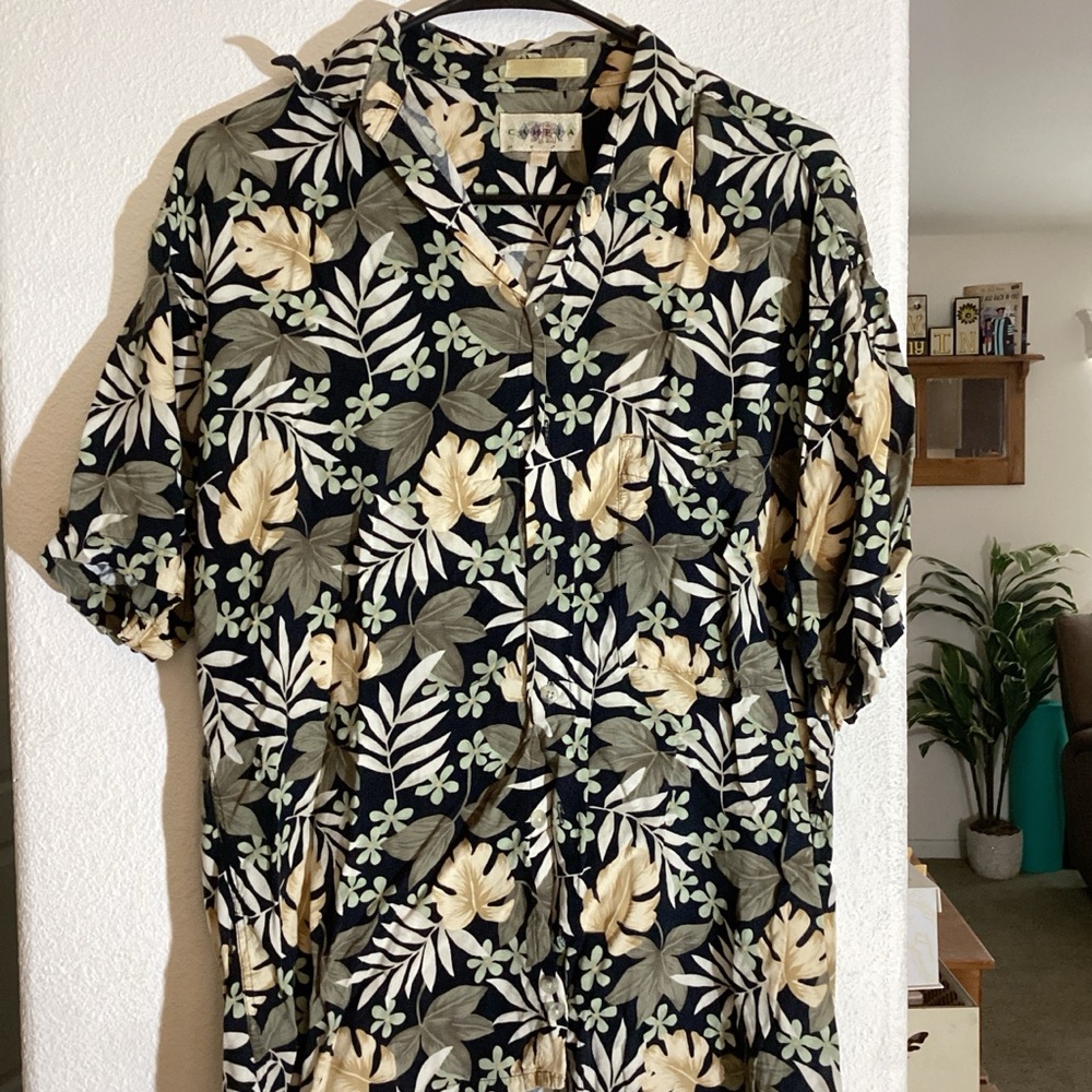 Floral Print Men's Shirt